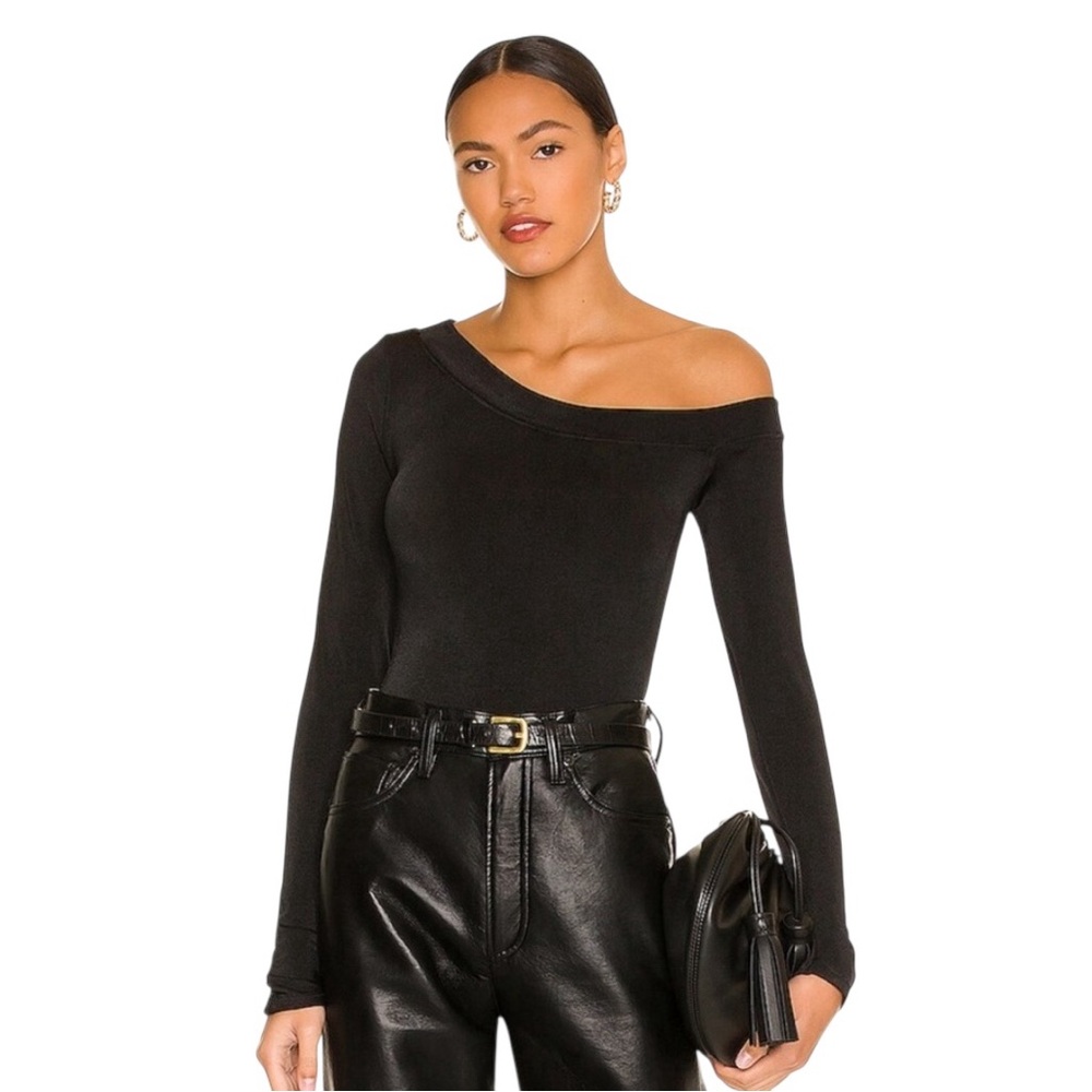 Intimately Free People That Hot Black Off Shoulder Bodysuit NWT Sz L